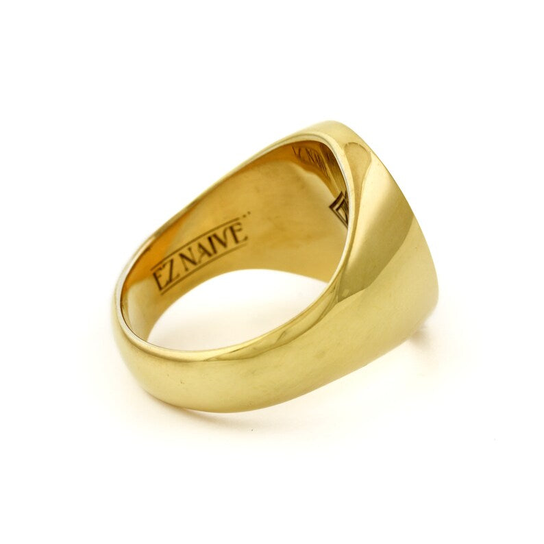 ring collection: moonchild brass