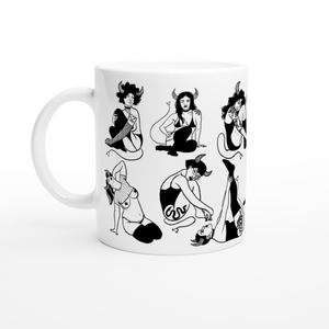 Open image in slideshow, Spooky Girl - Coffee Mug
