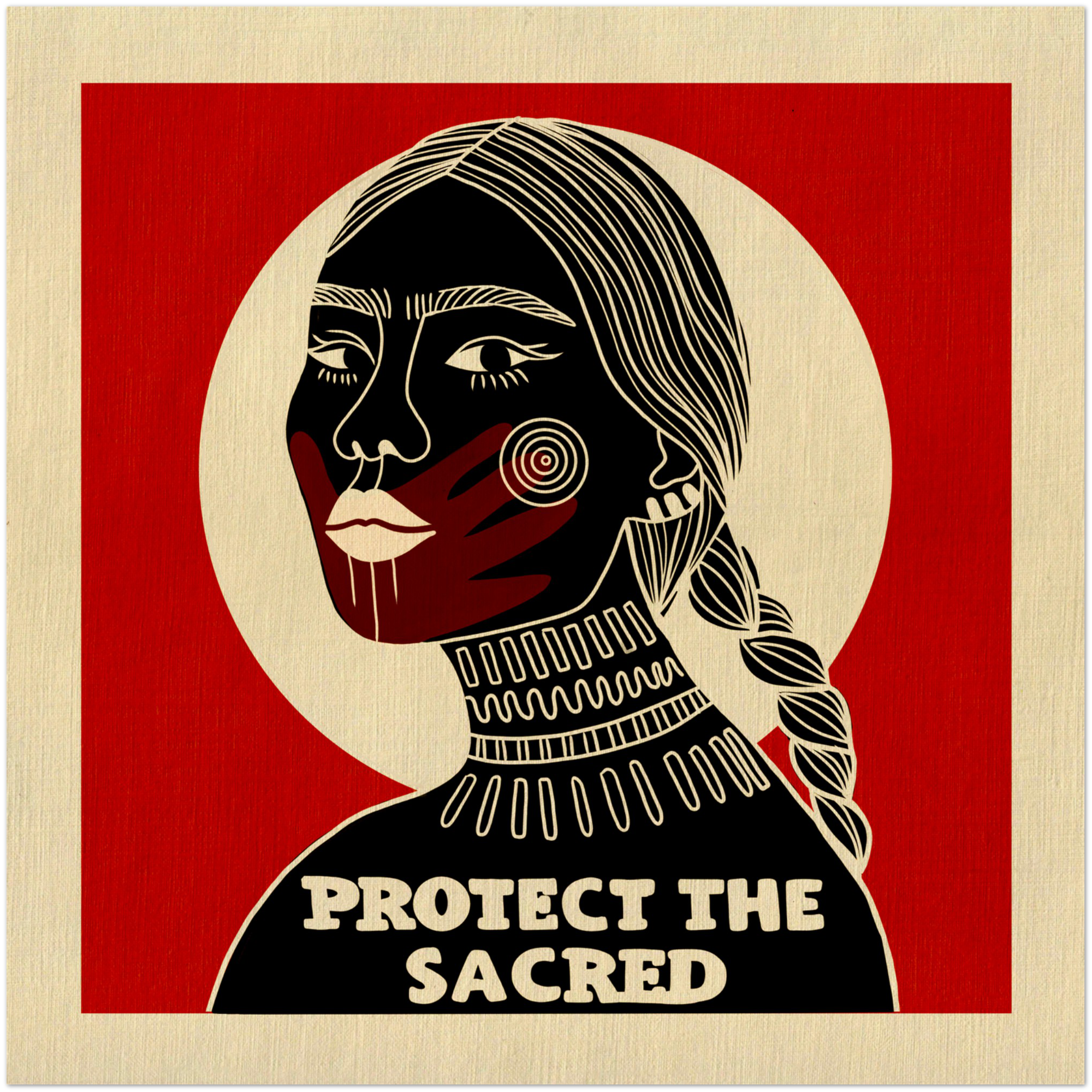 Protect The Sacred- Premium Matte Paper Poster Print